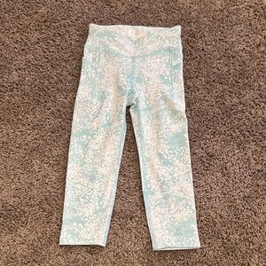 Avia Blue and White Leggings Comfortable Lightweight Design